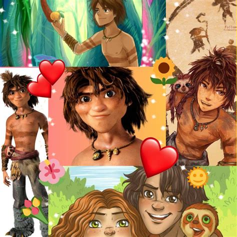 Guy Crood photo collage | Dreamworks animation, Disney fantasy, Cute art