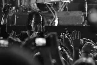 Nick Cave in the crowd durring Grinderman's concert on Mai… | Flickr