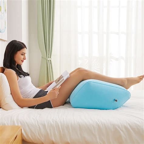 Buy Leg Elevation Pillow,Inflatable Wedge Pillow Legs Elevates to Relax ...