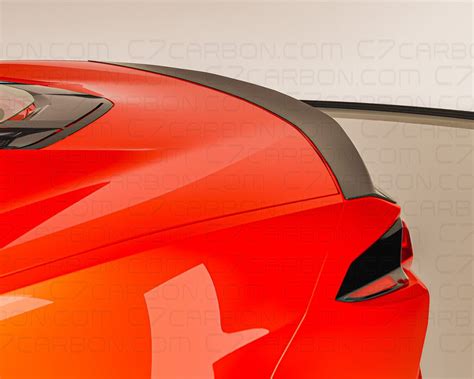 Corvette C8 | Low Profile Rear Spoiler | C7 Carbon