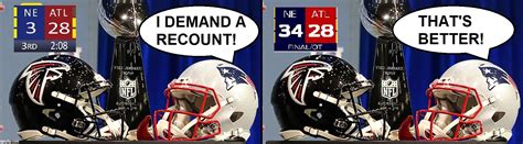 The New England Patriots demanded a recount from Super Bowl LI against ...