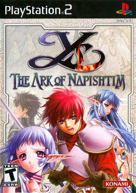 Ys VI: The Ark of Napishtim (2003) box cover art - MobyGames