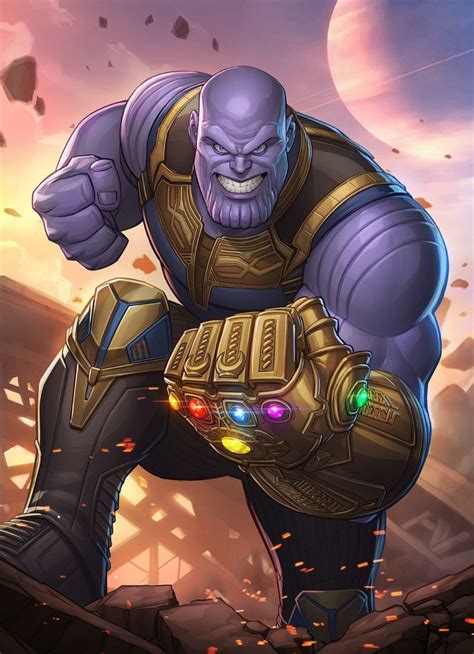 ArtStation - Featured, Patrick Brown | Marvel villains, Thanos marvel, Marvel superheroes