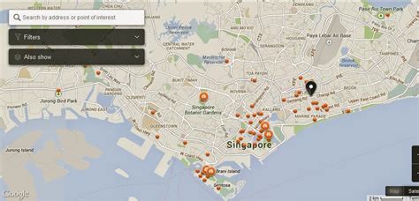 Geylang Serai New Market Singapore Map - Tourist Attractions in Singapore