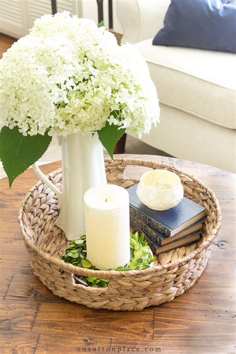 How To Decorate A Round Coffee Table Tray The Basics Of Coffee Table ...