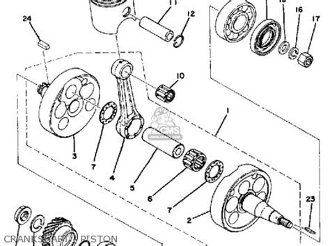 Yamaha DT250 1978 USA parts lists and schematics