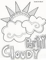 Weather Coloring Pages  CLASSROOM DOODLES sketch template