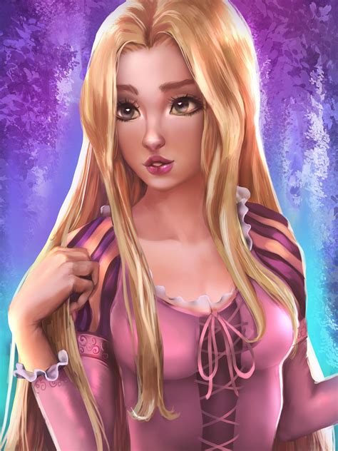 Rapunzel Tangled Fanart, Anna Zemlina | Rapunzel, Disney images, Disney tangled