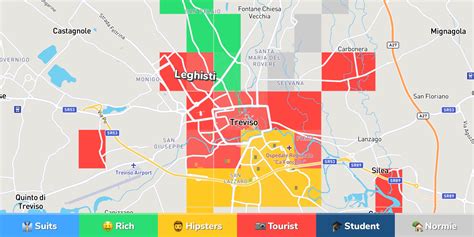 Treviso Neighborhood Map