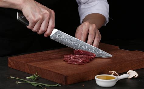 Best Meat Slicing Knives for Retail Damascus Carving Knife Manufacturer