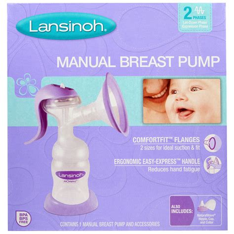 Lansinoh, Manual Breast Pump, 1 Manual Breast Pump and Accessories - iHerb