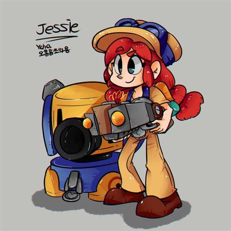 Jessie by Yangch0 | Cute stars, Brawl, Jessie