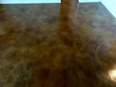 2 colors of water based transparent concrete stain. | Stained concrete ...