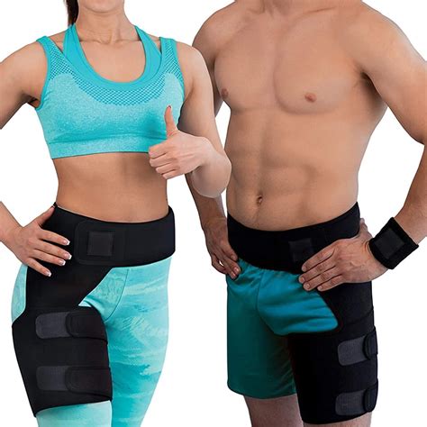 Compression Brace Hip Sciatica Pain Relief Thigh Joints Arthritis Groin Wrap Brace Protector ...