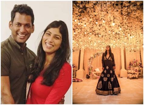 Pics: Tamil star Vishal engaged to Anisha Alla Reddy, wedding to take ...