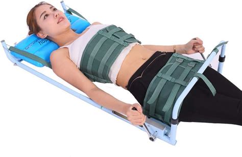 YQGOO Back Lumbar Traction Device for Bed, Home Use Cervical Spine ...