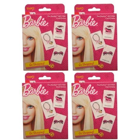 Barbie Matel Go Fish Card Game 'Go Shopping' 3341 (4 Pack) # 23339-shop-4pk - Walmart.com ...