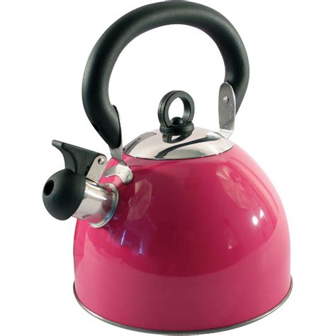 NEW 2.5L STAINLESS STEEL WHISTLING KETTLE CAMPING FISHING PURPLE | eBay | Camping kettle, Kettle ...