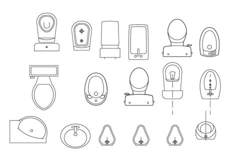 Toilet Sanitary CAD Blocks Free Download DWG File - Cadbull