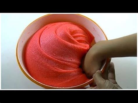 DIY How To Make Snow slime, Red Ice Slime | Instant Snow Slime Recipe - YouTube | Slime recipe ...
