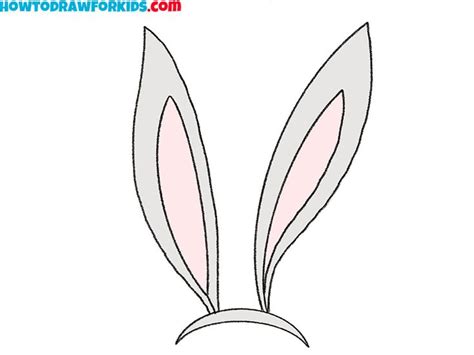 bunny ears drawing guide | Bunny drawing, How to draw ears, Bunny ear