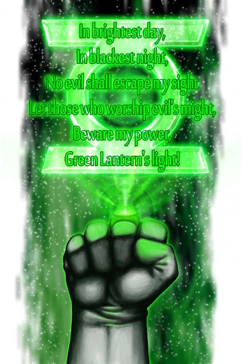 Green Lantern Oath by halwilliams on DeviantArt