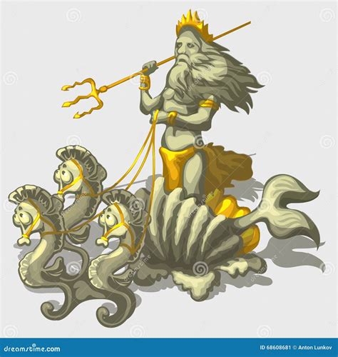 Triton, God Vector Illustration | CartoonDealer.com #10874626