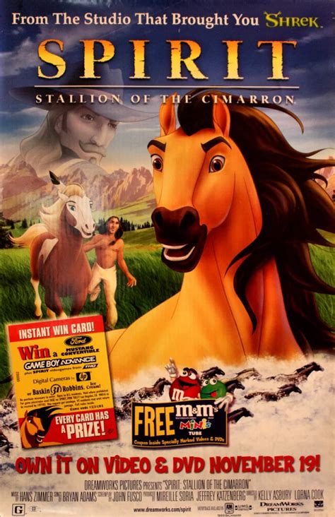 Spirit: Stallion of the Cimarron Vintage Concert Poster, May 24, 2002 at Wolfgang's