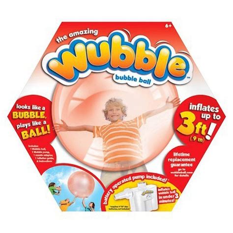 Amazing Wubble Bubble Ball with pump - Red - Walmart.com