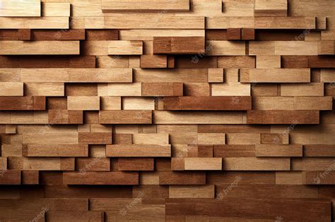 Premium Photo | Wood background or texture 3D rendering raster illustration