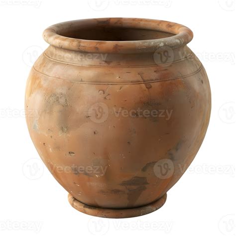 Clay Pot on Transparent background - 42878404 PNG