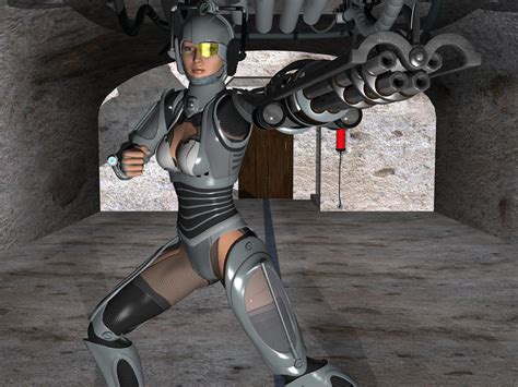 Tooled Up Cyberwoman by IcehawkPrime on DeviantArt