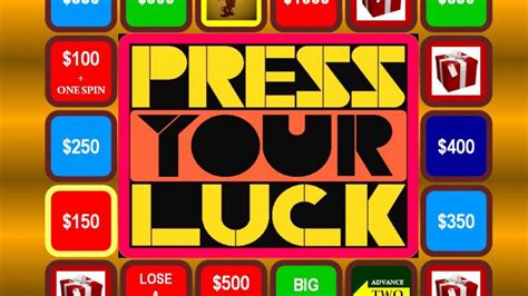 Press Your Luck board - Round 1 Version 1 - YouTube