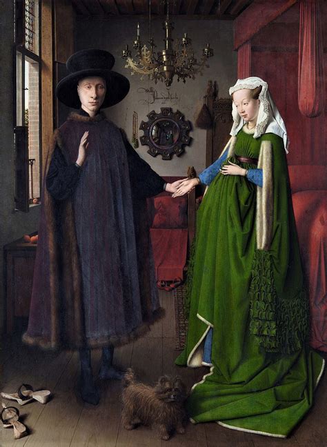 Jan Van Eyck court painter to the Duke of Burgundy.