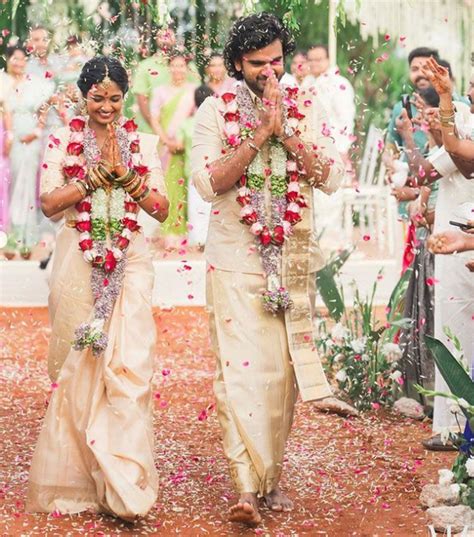 Viral photos: South Indian actors Ashok Selvan, Keerthi Pandian tie knot in traditional ceremony ...