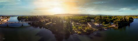 Isla Teja, Valdivia | Isla Teja desde el aire. | Felipe Rabanal | Flickr