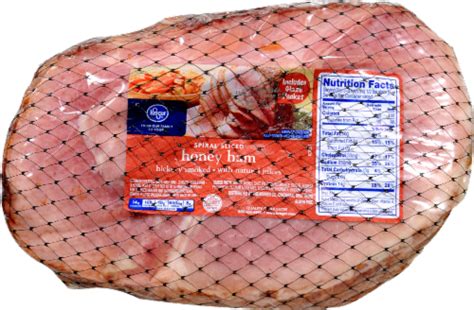 Kroger® Whole Spiral Honey Ham (Limit 1 at Sale Retail), 15-18 lb - Ralphs