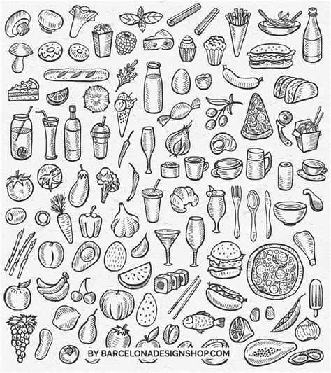 100 Free Vector Food Illustrations