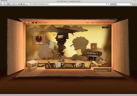 UPS Store Cardboard World on Behance