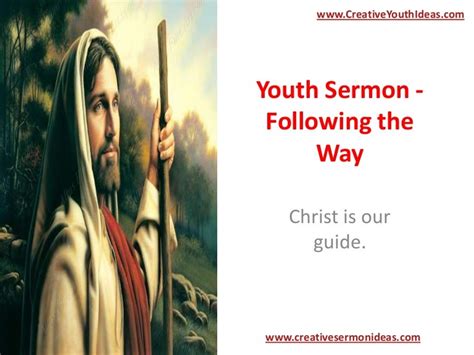 Youth Sermon - Following the Way