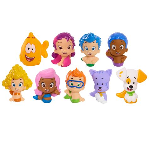 Bubble Guppies Bath Squirters Deluxe Set - 9 Bath Squirters Included - Walmart.com