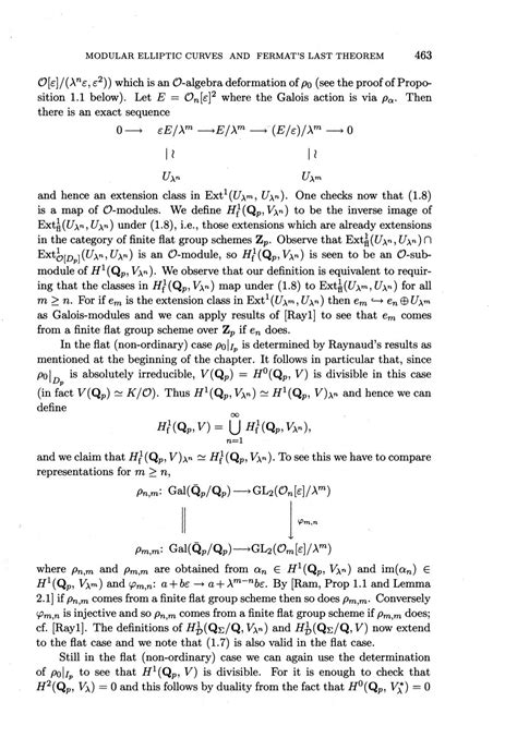 Fermat's last theorem proof by andrew wiles