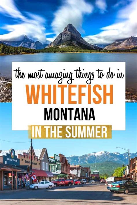 Summer Activities to do in Whitefish, Montana