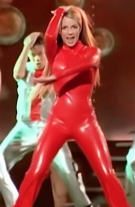 Britney Spears red latex by DWJones28 on DeviantArt