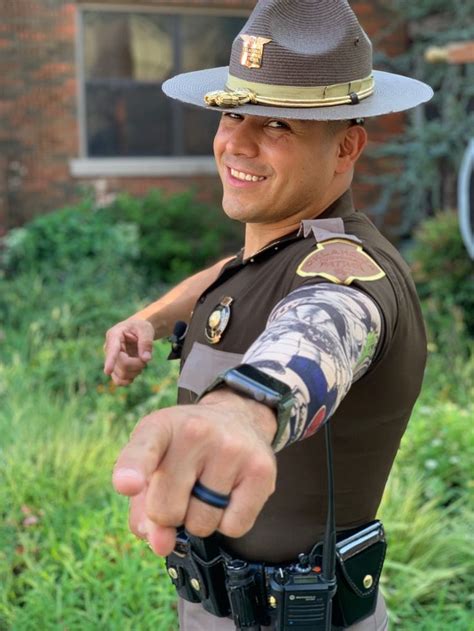 Trooper Leonardo Flores — Oklahoma Highway Patrol OKC — August 16, 2019 | Men in uniform ...