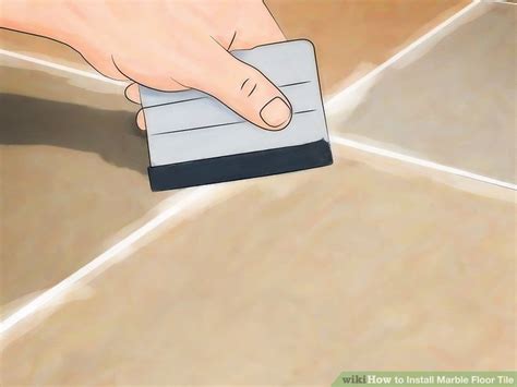 How to Install Marble Floor Tile (with Pictures) - wikiHow