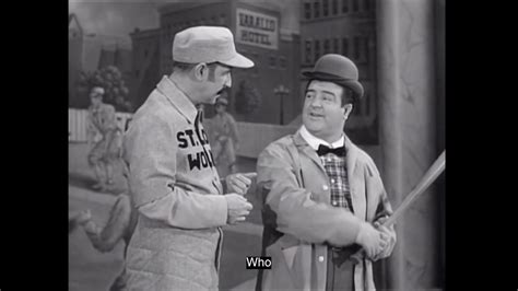 Abbott and Costello's - Who's On First (filmed Jan 15 - Mar 1 1945) WITH SUBTITLES - YouTube