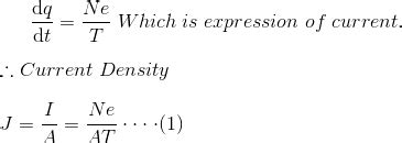 Current Density in Metal and Semiconductor | Electrical4U