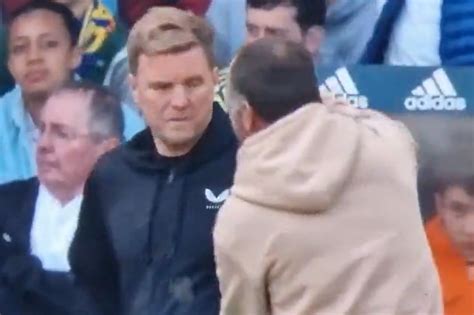 Leeds give lifetime ban to fan for shoving Newcastle boss Eddie Howe ...