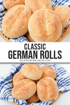 Brötchen (German Bread Rolls) - Recipes From Europe